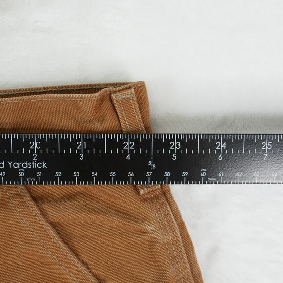 Vtg Carhartt Pants Mens 46x32 Brown B01 Double Knee Canvas Union Y2K Made in USA - Picture 10 of 13
